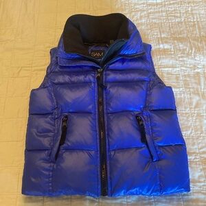 SAM kids blue puffer vest size 8
